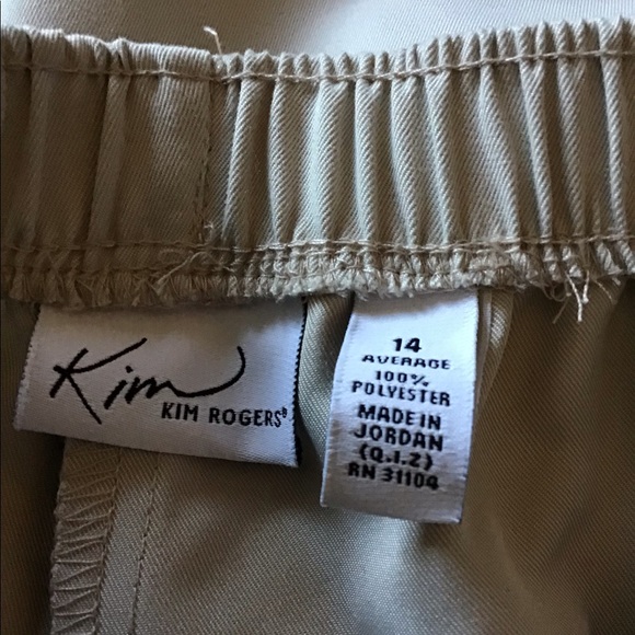 Kim Rogers Pull On Stretch Capri (NWT) - Picture 4 of 6